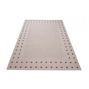 Koberec Floorlux 20329 stříbrný / černý