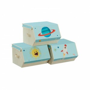 Dětské stohovatelné boxy na hračky RLB700Q01 (3 ks)