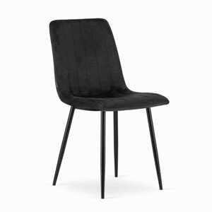 Set jídelních židlí LAVA černé (4ks)