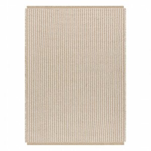 Koberec JUTE 3650 s třásněmi krémový / béžový