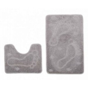 Sada koupelnových koberečků MONO 1001 šedý 6213 2PC STOPA