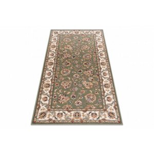 Koberec NAIN Ornament, ramka 7338/51088 zelený / béžový