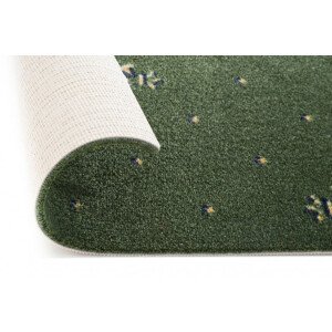 Metrážový koberec GRANDE FLEUR zelený