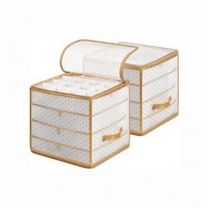 Set úložných boxů na vánoční koule RFB029A02 (2 ks)