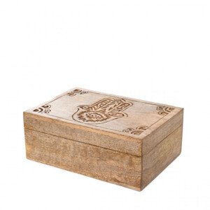 Úložný box HAMSA dřevěný AW23 853109