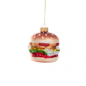 Vánoční ozdoba GLASSO burger 861784
