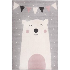 Dětský koberec Skandi Kids A1098A šedý / krémový