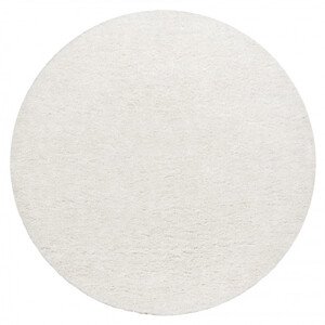 Koberec BUENOS 7001 shaggy bílý kruh