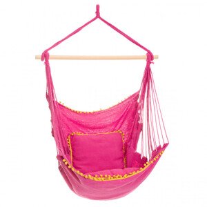 Závěsné křeslo PESTRI fuksia 890142
