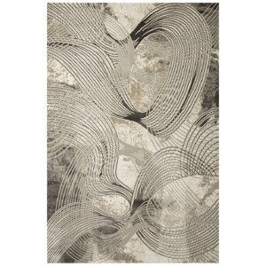 Koberec Adana J5757 abstraktní, šedý / béžový