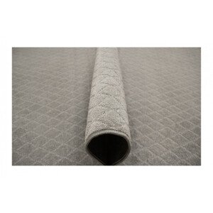 Metrážový koberec Caro 602 kosočtverce, šedý