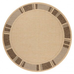 Koberec SIZAL FLOORLUX 20195 mais / coffee kruh