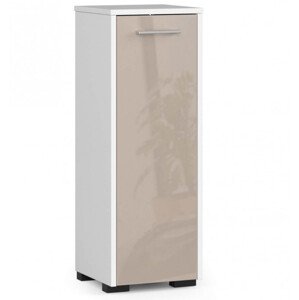 Koupelnová skříňka FIN S30 1D cappuccino, lesk
