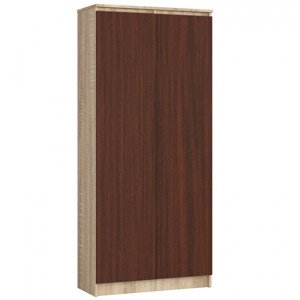 Uzavřený regál R80 2D 8P CLP dub sonoma / wenge