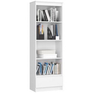 Regál R60 1SZ 4P CLP bílý