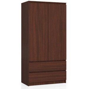 Skříň S 90 cm 2D 2SZ CLP wenge