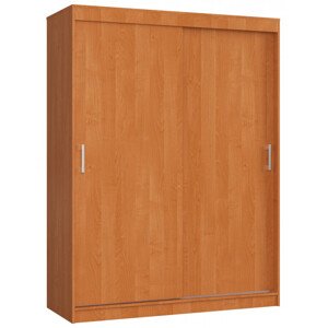 Šatní skříň s posuvnými dveřmi 150 cm CLP mono olcha