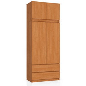 Skříň s nástavcem S 90 cm 2D 2SZ CLP olcha