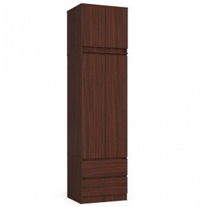 Skříň s nástavcem S 60 cm 2D 2SZ CLP wenge