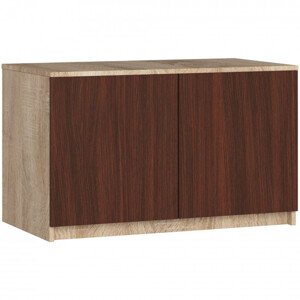 Nástavec na skříň S 90 sonoma / wenge 2D