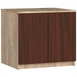 Nástavec na skříň STAR S 60 dub sonoma / wenge