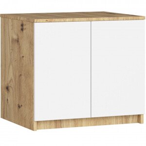 Nástavec na skříň STAR S 60 dub artisan / bílý