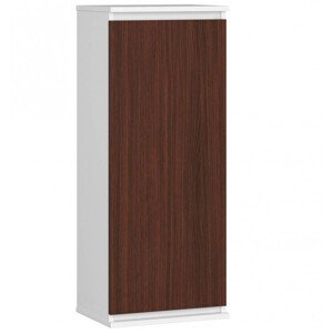 Závěsná skříňka W40 CLP bílá / wenge
