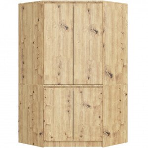 Rohová skříň S100 4D CLP dub artisan