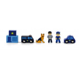 Dřevěné figurky Viga 50814 policie