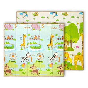 Hrací podložka pro děti Play 197x177 cm - savana T1