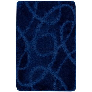 Koupelnový kobereček Kobe Navy granátový, linie