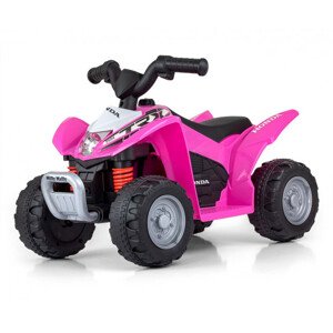 Elektrická čtyřkolka HONDA ATV Milly Mally růžová