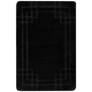 Koupelnový kobereček Sego Black černý, mozaika