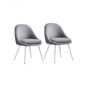 Set dvou jídelních židlí s polštáři KDC184G02 (2 ks)