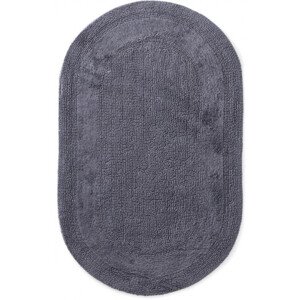 koupelnový kobereček Javo Cotton antracitová ovál