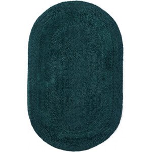 Koupelnový kobereček Javo Cotton zelený ovál