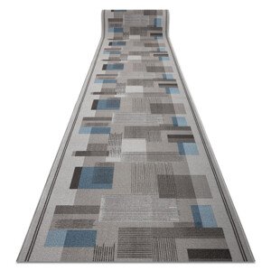 Protiskluzový běhoun LISTRA geometrický, šedý
