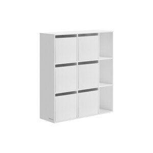 Úložná police se 6 stohovatelnými boxy LBC199W01