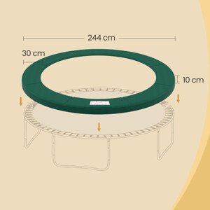 Okrajový kryt na trampolínu 244 cm, STPB358GN