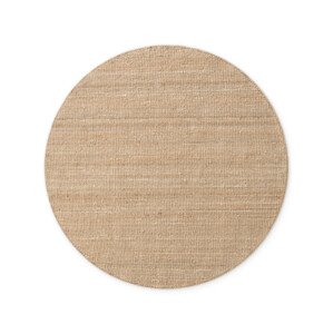 Koberec Bouclé Jaipur naturální / zlatý kruh