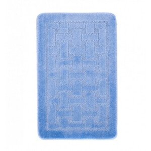 Koupelnový kobereček MONO 1039 modrý 5004 1PC KRATKA