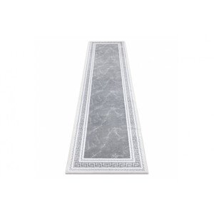 Koberec / Běhoun GLOSS 2813 27 ramka, řecký - šedý