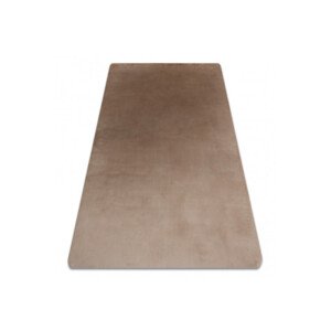 Protiskluzový koberec POSH Shaggy camel, béžový plyš