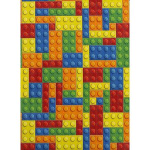 Dětský metrážový koberec Lego
