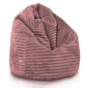 Sedací pytel Sako starorůžový stripe