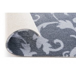 Metrážový koberec GRANDE BAROK šedý