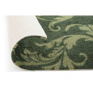 Metrážový koberec GRANDE BAROK zelený