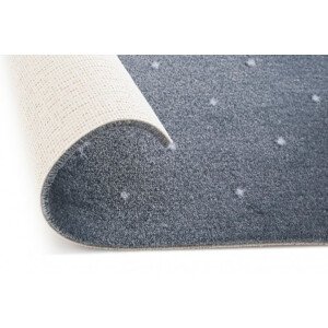 Metrážový koberec GRANDE FLEUR šedý