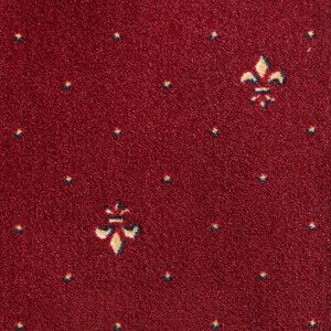 Metrážový koberec GRANDE FLEUR červený