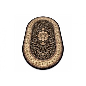 Koberec ROYAL ADR ovál vzor 521 čierny